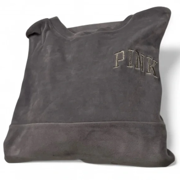 PINK Victoria's Secret Light Gray Sweatshirt - Picture 4 of 5